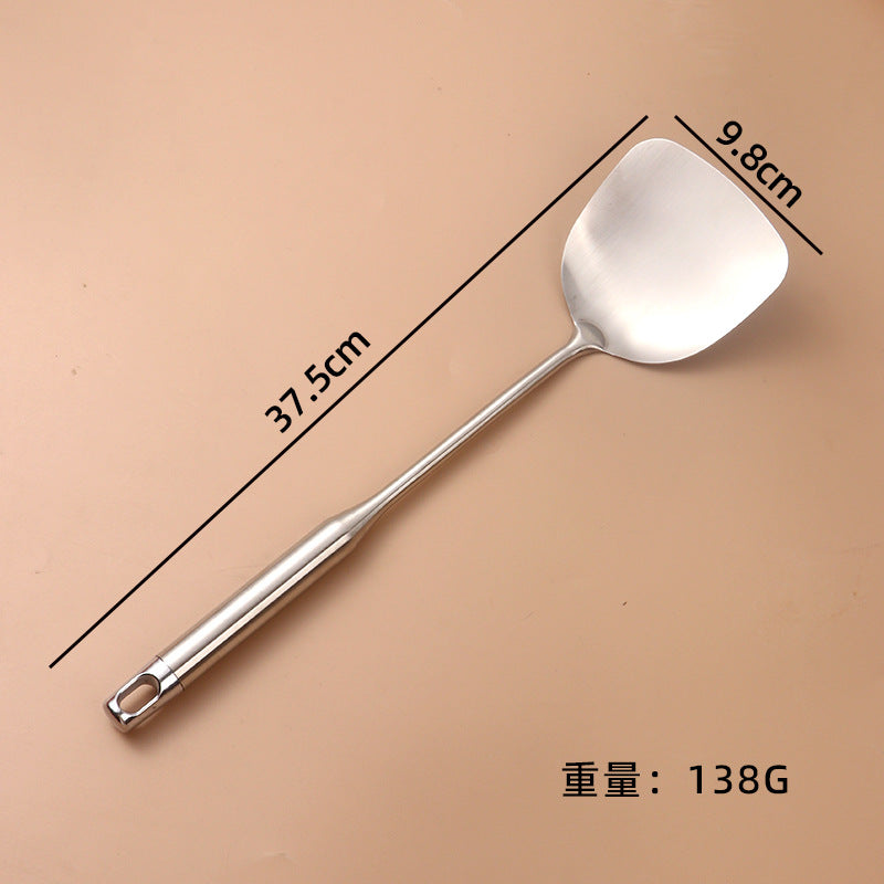 Thickened Stainless Steel Spatula Household Kitchen Spatula Stir-fry Spoon Cooking Anti