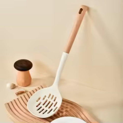 1 Set Heat-Resistant Silicone Kitchen Utensils | Non-Stick Cooking Spatula & Spoon