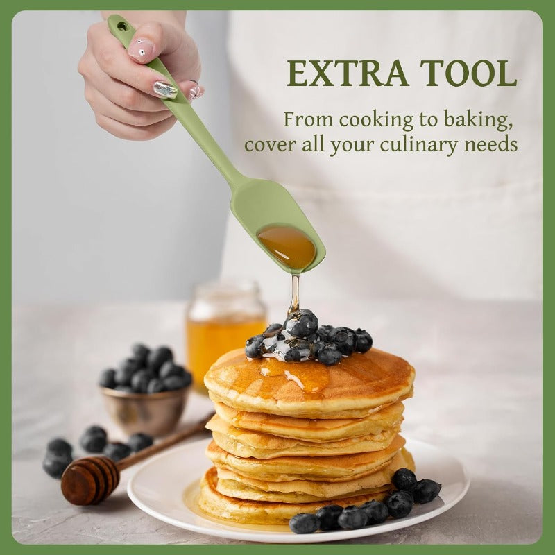 43pcs Nonstick Cookware Set with Holder - Heavy-Duty Silicone Kitchen Utensils