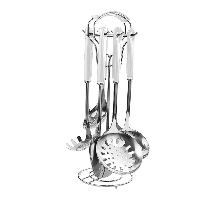 Stainless Steel Spatula Wholesale Spoon Set Kitchen Extended Anti-scalding Spoon Kitchen Utensils Shovel